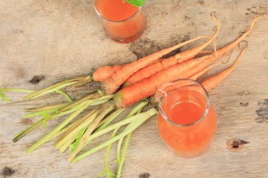 taze havuç suyu ile