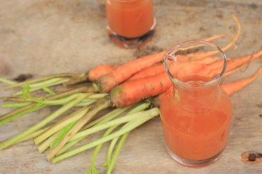 taze havuç suyu ile