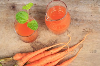 taze havuç suyu ile