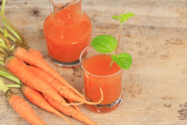 taze havuç suyu ile