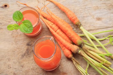 taze havuç suyu ile