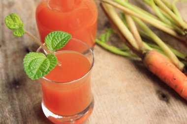 taze havuç suyu ile