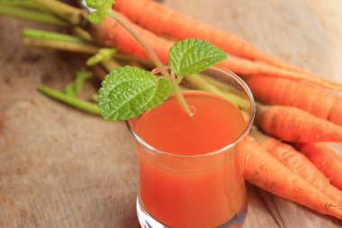 taze havuç suyu ile