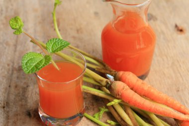 taze havuç suyu ile