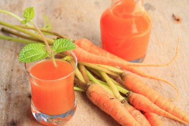 taze havuç suyu ile