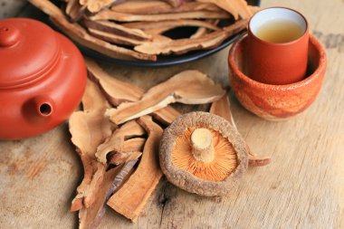 Ganoderma Lucidium sıcak çay