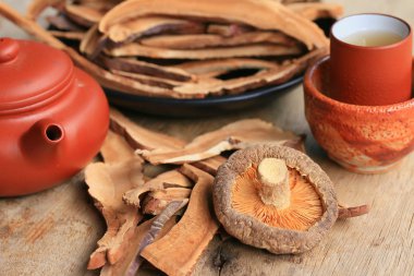 Ganoderma Lucidium sıcak çay