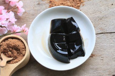 çim jöle kahverengi şeker