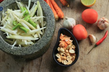 tuzlu yumurta papaya salatası