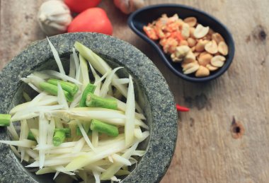 tuzlu yumurta papaya salatası