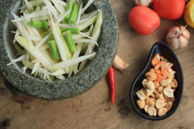 tuzlu yumurta papaya salatası