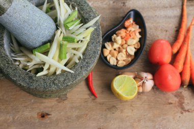 tuzlu yumurta papaya salatası