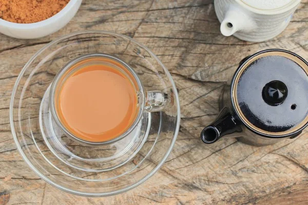 Ароматический горячий кофе эспрессо — стоковое фото