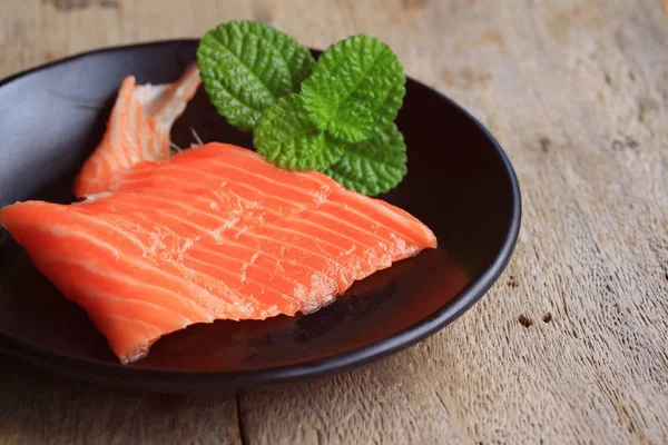 Sashimi de salmón de pescado fresco — Foto de Stock