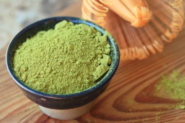 Kibrit yeşil çay tozu