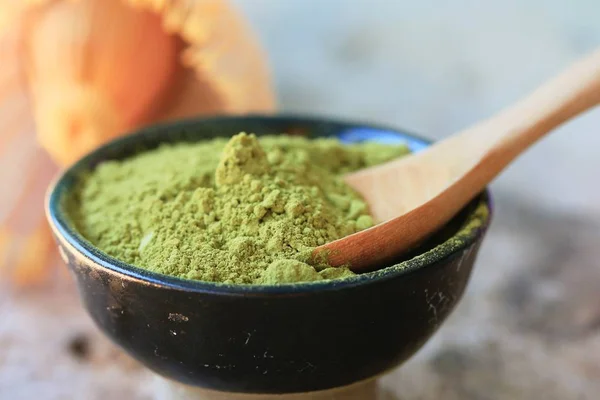 Matcha green tea powder