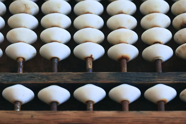 Vintage abacus en rekenmachine — Stockfoto