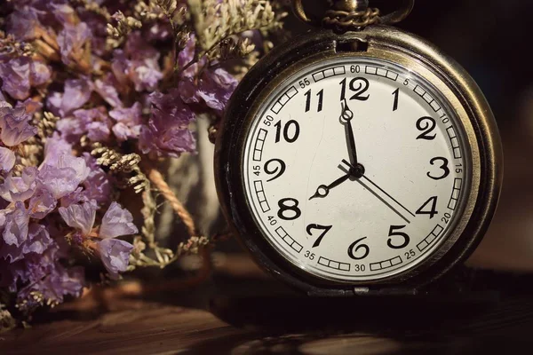 Vintage antique pocket watch — Stock Photo, Image