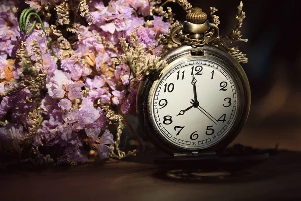 Vintage antique pocket watch — Stock Photo, Image