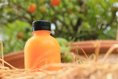 şişe portakal suyu