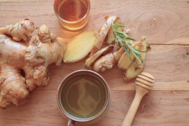 ballı zencefil çayı