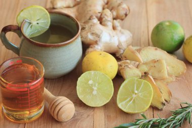 ballı zencefil çayı