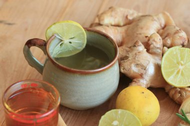 ballı zencefil çayı