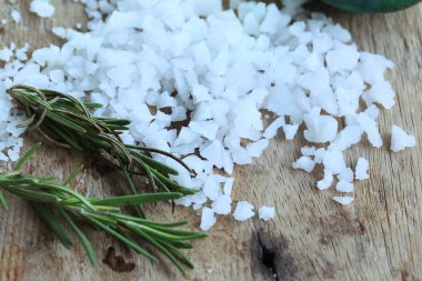 yığın beyaz deniz tuzu