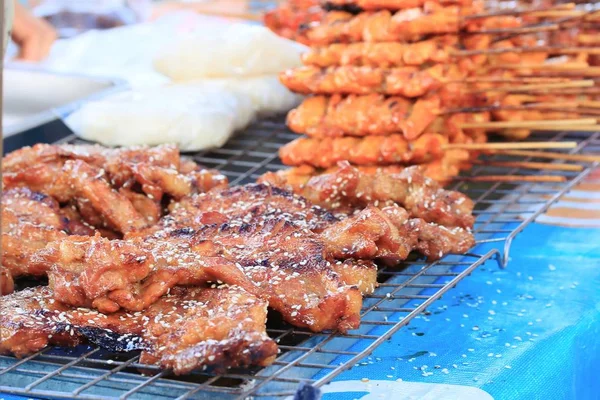 Thaise stijl varkensvlees babeque — Stockfoto