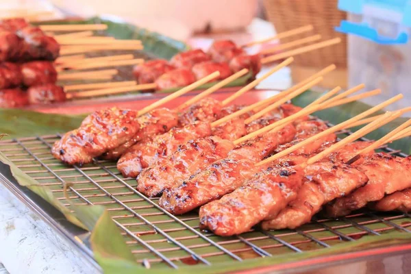 Thaise stijl varkensvlees babeque — Stockfoto