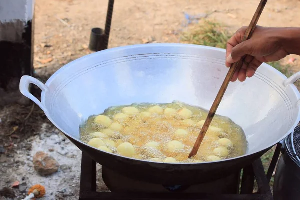 Tatlı tatlı patates kızarmış — Stok fotoğraf