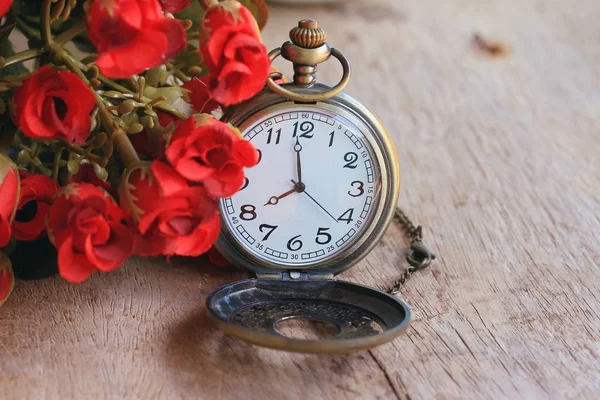 Vintage antique pocket watch — Stock Photo, Image