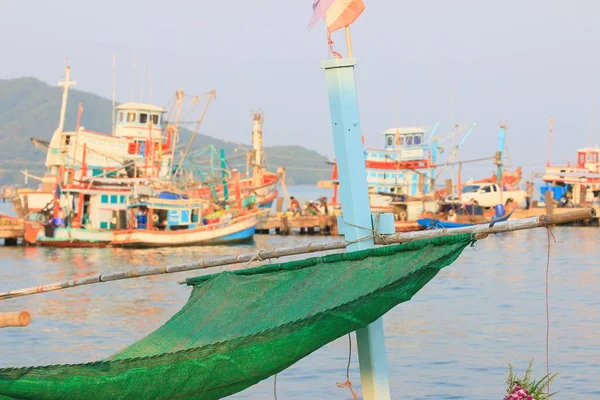 海上渔船渔民 — 图库照片