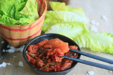 Kimchi lahana - Kore yemeği