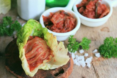 Kimchi lahana - Kore yemeği