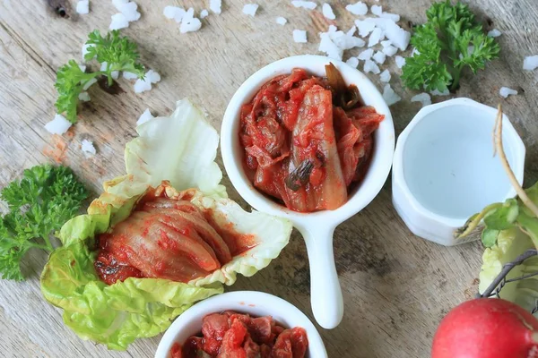 Chou kimchi - nourriture coréenne — Photo