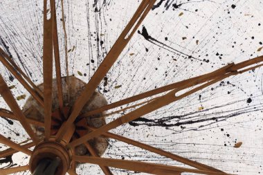 Sanat kumaş boya şemsiye