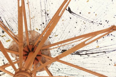 Sanat kumaş boya şemsiye