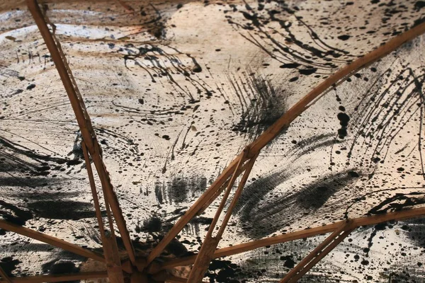 Sanat kumaş boya şemsiye — Stok fotoğraf