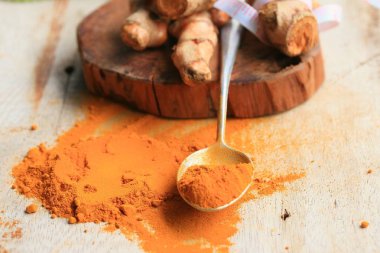 Zerdeçal tozu ile taze