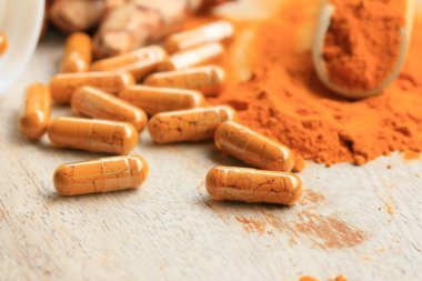 Toz zerdeçal kapsül