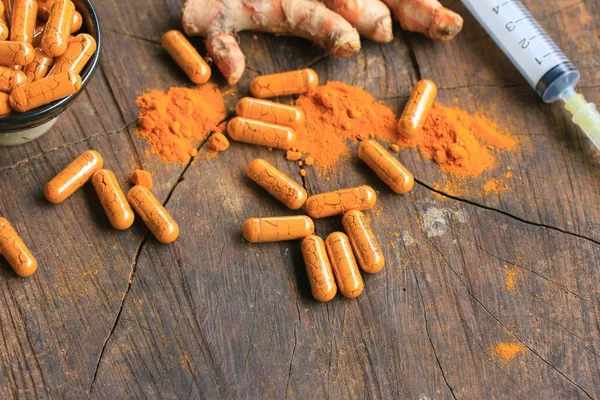 Turmeric capsule with fresh