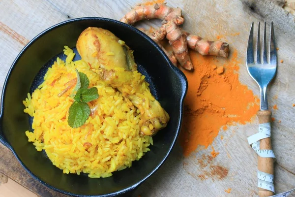 Riz biryani au poulet — Photo