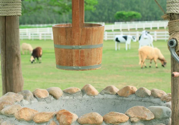 Grondwater putten in de farm — Stockfoto