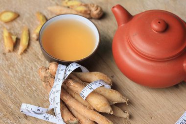 zencefil çayı ve taze