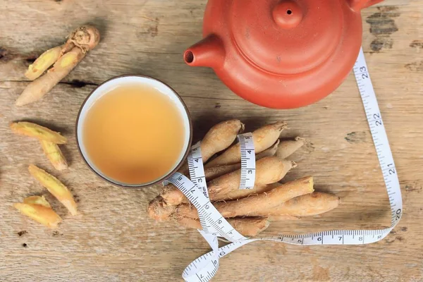 Ginger tea and fresh — Stock Photo, Image