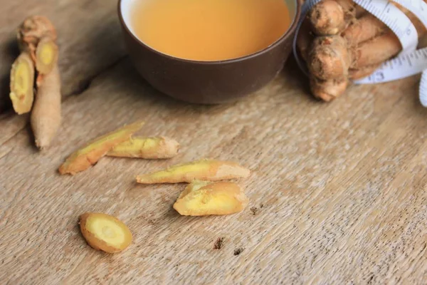 Ginger tea and fresh — Stock Photo, Image