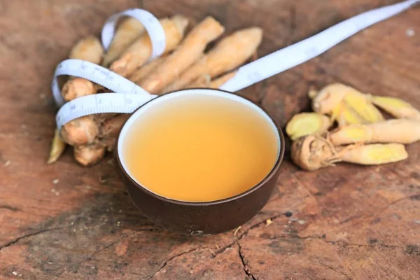 Ginger tea and fresh — Stock Photo, Image