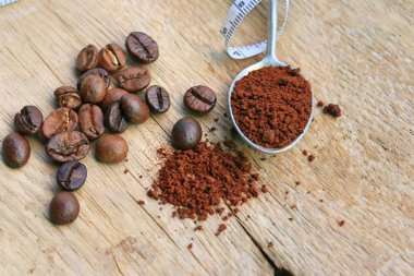 kahve anlık ve fasulye