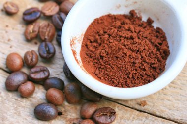 kahve anlık ve fasulye